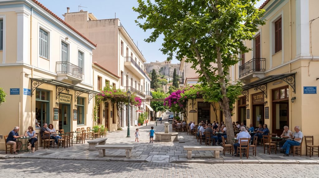 Where should digital nomads live in Athens? Discover Ano Petralona: vibe, cafés, transport, rent, and tips for monthly rentals.
