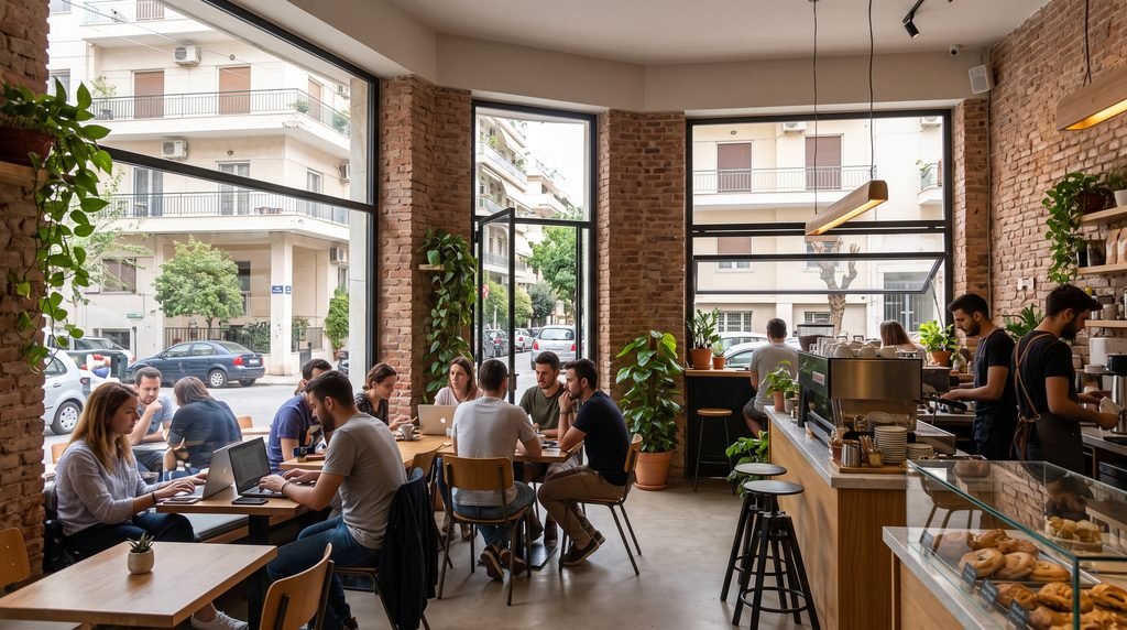 where to live in Athens, Athens neighborhoods for expats, Athens, Neos Kosmos Athens, Kynosargous, monthly rentals in Athens, furnished apartments in Athens, digital nomad Athens